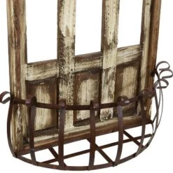 Promo ⭐ Sunnydaze Decor Sunnydaze Traditional Arched Window Pane Wooden Planter Holder - 30.5" 🎉 -Planters Sales Store unnamed file 5004