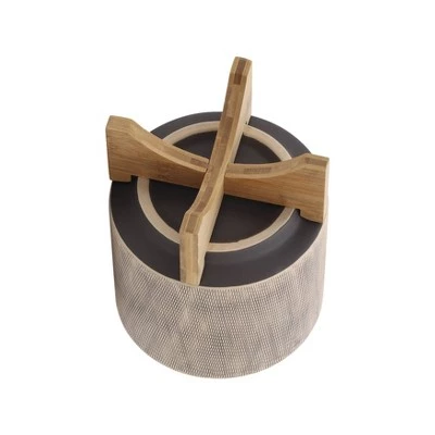 Outlet ๐ Set of 2 10.5" Mesh Planters with Stand Tan - Sagebrook Home ๐ 6 Outlet ๐ Set of 2 10.5" Mesh Planters with Stand Tan - Sagebrook Home ๐ - Image 5