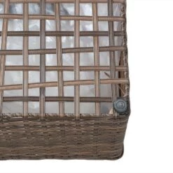 Deals 😀 Sunnydaze Decor Sunnydaze 2-Section Rectangle Polyrattan Indoor Planters - 21.5" W x 11.5" D x 9.25" H - Brown - 2-Pack 🧨 -Planters Sales Store unnamed file 5044