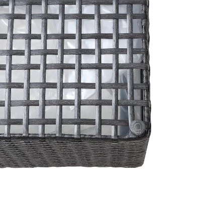 Best deal ๐ Sunnydaze Decor Sunnydaze 2-Section Rectangle Polyrattan Indoor Planters - 21.5" W x 11.5" D x 9.25" H - Black - 2-Pack ๐ 4 Best deal ๐ Sunnydaze Decor Sunnydaze 2-Section Rectangle Polyrattan Indoor Planters - 21.5" W x 11.5" D x 9.25" H - Black - 2-Pack ๐ - Image 3