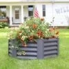 Best reviews of 🔔 Sunnydaze Decor Sunnydaze Raised Powder-Coated Steel Hexagon Planter Garden Bed Kit for Plants, Flowers, Vegetables and Herbs - 41" W x 16" Deep - Gray 😉 -Planters Sales Store unnamed file 507