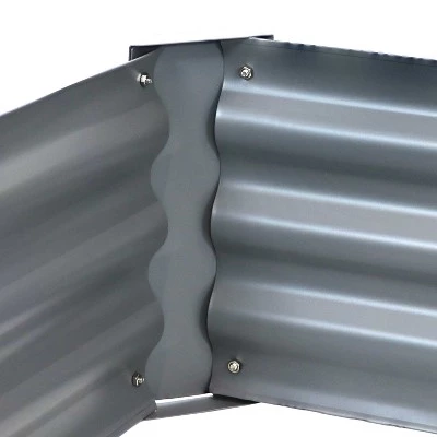 Best reviews of ๐ Sunnydaze Decor Sunnydaze Raised Powder-Coated Steel Hexagon Planter Garden Bed Kit for Plants, Flowers, Vegetables and Herbs - 41" W x 16" Deep - Gray ๐ 4 Best reviews of ๐ Sunnydaze Decor Sunnydaze Raised Powder-Coated Steel Hexagon Planter Garden Bed Kit for Plants, Flowers, Vegetables and Herbs - 41" W x 16" Deep - Gray ๐ - Image 2