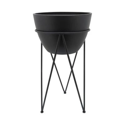 Best reviews of 😉 Sagebrook Home 26" Metal Planter in Stand Black 👍 3 Best reviews of 😉 Sagebrook Home 26" Metal Planter in Stand Black 👍