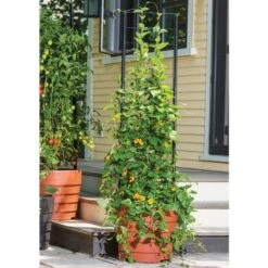 New 🔥 Gardener's Victory Self-Watering Planter Garden with Vine Trellis - Gardener's Supply Company 💯