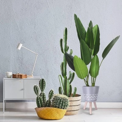 Promo ✨ Rosemead Home & Garden, Inc. 17.4" Lightweight Cement Classic Outdoor/Indoor Planter with Wooden Legs Light Gray - Rosemead Home & Garden, Inc. 😍 4 Promo ✨ Rosemead Home & Garden, Inc. 17.4" Lightweight Cement Classic Outdoor/Indoor Planter with Wooden Legs Light Gray - Rosemead Home & Garden, Inc. 😍 - Image 2