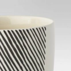 Best Pirce ❤️ 8" Outdoor Stoneware Colorblock Planter Teal/Black/White - Project 62™ 🌟 -Planters Sales Store unnamed file 5169