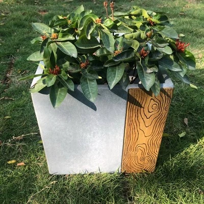 Cheap 🛒 Kante Lightweight Modern Outdoor Concrete Square Planter Timber Ridge - Rosemead Home & Garden, Inc. 😉 4 Cheap 🛒 Kante Lightweight Modern Outdoor Concrete Square Planter Timber Ridge - Rosemead Home & Garden, Inc. 😉 - Image 2