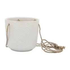 Brand new 👏 Sagebrook Home 6" Vector Ceramic Hanging Planter White 🎉 -Planters Sales Store unnamed file 5216