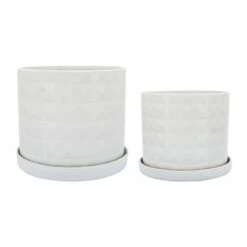 Best Pirce 🤩 Sagebrook Home Set of 2 Diamond Ceramic Planters with Saucers White 🧨 13 Best Pirce 🤩 Sagebrook Home Set of 2 Diamond Ceramic Planters with Saucers White 🧨 -Planters Sales Store unnamed file 5233