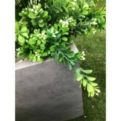 Outlet 🎁 Kante Lightweight Modern Rectangular Outdoor Planter Natural Concrete - Rosemead Home & Garden, Inc. 🔥 -Planters Sales Store unnamed file 5236