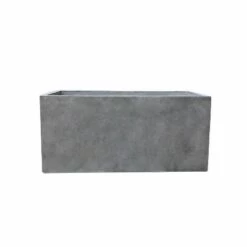 Outlet 🎁 Kante Lightweight Modern Rectangular Outdoor Planter Natural Concrete - Rosemead Home & Garden, Inc. 🔥 -Planters Sales Store unnamed file 5238