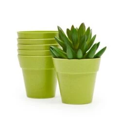 Hot Sale 🎁 Juvale 24 Pack Plastic Small Flower Pots Planters for Indoor Outdoor Plant, Succulent, 4 Colors 1.5 x 1.5 x 2.3" 🌟 -Planters Sales Store unnamed file 5298