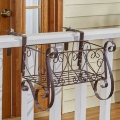 Coupon 😀 The Lakeside Collection Lakeside Decorative Iron Scrollwork Porch Rail Planter for Flowers, Herbs 😉 6 Coupon 😀 The Lakeside Collection Lakeside Decorative Iron Scrollwork Porch Rail Planter for Flowers, Herbs 😉 -Planters Sales Store unnamed file 5309