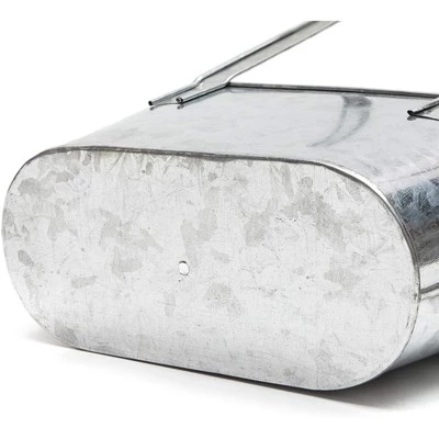 Budget ❤️ Juvale 2 Pack Large Oval Metal Wall Hanging Planters Pots Bucket for Indoor Outdoor Succulent 10 x 4.5 x 5" ⌛ 5 Budget ❤️ Juvale 2 Pack Large Oval Metal Wall Hanging Planters Pots Bucket for Indoor Outdoor Succulent 10 x 4.5 x 5" ⌛ - Image 3