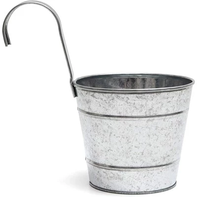 Outlet π Juvale 6 Pack Round Metal Iron Wall Hanging Planters Pots Holder Bucket for Indoor Outdoor Succulent, 5 x 5 x 8 β¨ 5 Outlet π Juvale 6 Pack Round Metal Iron Wall Hanging Planters Pots Holder Bucket for Indoor Outdoor Succulent, 5 x 5 x 8 β¨ - Image 3