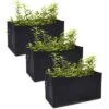 Best Pirce ❤️ Okuna Outpost 3 Pack Fabric Garden Bed Plant Grow Bag Pot for Flower Vegetable, Black 23.6"x11.8" 🎁 1 Best Pirce ❤️ Okuna Outpost 3 Pack Fabric Garden Bed Plant Grow Bag Pot for Flower Vegetable, Black 23.6"x11.8" 🎁 -Planters Sales Store unnamed file 5387