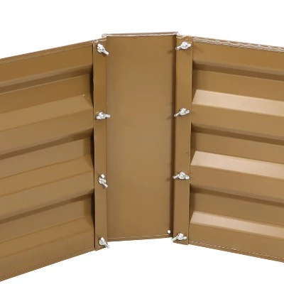 Brand new ๐ฏ Sunnydaze Decor Sunnydaze Raised Hot Dip Galvanized Steel Hexagon Garden Bed for Plants, Vegetables, and Flowers - 40" W x 11" Deep - Brown ๐ 4 Brand new ๐ฏ Sunnydaze Decor Sunnydaze Raised Hot Dip Galvanized Steel Hexagon Garden Bed for Plants, Vegetables, and Flowers - 40" W x 11" Deep - Brown ๐ - Image 2