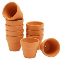 Top 10 😀 Juvale 10 Pack Terra Cotta Clay Pots, Small Plant Pots, Planters for Succulents & Cactus 2.6 x 2.6 x 2.5" 💯 -Planters Sales Store unnamed file 5427