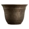 Brand new 🤩 Listo HC Companies 13-Inch Width Sierra Planter Round Nordic Bronze Planter (6 Pack) 🛒