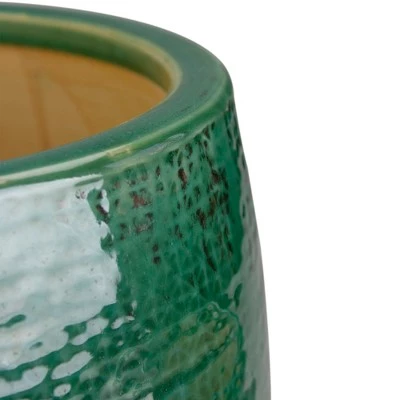 Deals π Napa Home & Garden Set of 3 Green and White Textured Planter Set 10.5" π 5 Deals π Napa Home & Garden Set of 3 Green and White Textured Planter Set 10.5" π - Image 3