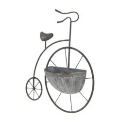 Best Sale ✨ Olivia & May 22" Rustic Vintage Penny Farthing Bicycle Model Iron Novelty Wall Planter Gray - Olivia & May ❤️ 6 Best Sale ✨ Olivia & May 22" Rustic Vintage Penny Farthing Bicycle Model Iron Novelty Wall Planter Gray - Olivia & May ❤️ -Planters Sales Store unnamed file 5533