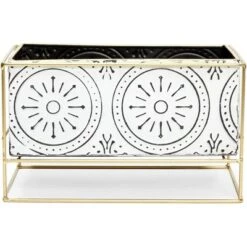 Best Sale 🛒 Farmlyn Creek Rectangle Planter with Stand for Indoor Plants, Succulents, White, 6.5x10.5x6.25 in ✨ 13 Best Sale 🛒 Farmlyn Creek Rectangle Planter with Stand for Indoor Plants, Succulents, White, 6.5x10.5x6.25 in ✨ -Planters Sales Store unnamed file 5550