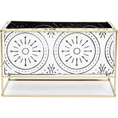 Best Sale 🛒 Farmlyn Creek Rectangle Planter with Stand for Indoor Plants, Succulents, White, 6.5x10.5x6.25 in ✨ 8 Best Sale 🛒 Farmlyn Creek Rectangle Planter with Stand for Indoor Plants, Succulents, White, 6.5x10.5x6.25 in ✨ - Image 6