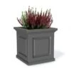 Hot Sale 😀 16" x 16" Nantucket Planter Graphite Gray - Mayne 🤩