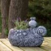 Top 10 ⭐ Northlight 15.5" Gray Snail, Flower, and Ladybug Outdoor Garden Planter 🧨