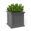 New 🤩 20" x 20" Fairfield Square Planter Graphite Gray - Mayne 🔥
