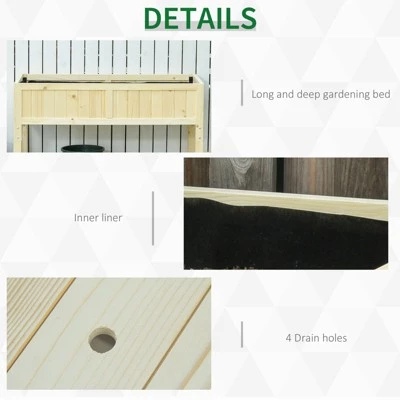 Top 10 ✔️ Outsunny Elevated Raised Garden Bed with Space-Saving Folding Design 4 Water Drainage Holes & Included Inner Liner ✔️ 7 Top 10 ✔️ Outsunny Elevated Raised Garden Bed with Space-Saving Folding Design 4 Water Drainage Holes & Included Inner Liner ✔️ - Image 5