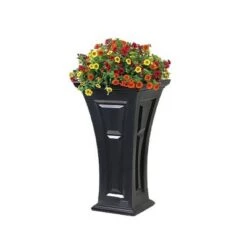 Best deal 🤩 YIMBY Heritage Self Watering Tall Outdoor Garden Patio Planter Pot, (4 Pack) 🎉 -Planters Sales Store unnamed file 5628