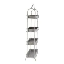 Discount ❤️ Olivia & May 55" Rustic Iron 4-Tiered Rectangular Garden Rack Gray - Olivia & May ⌛ 7 Discount ❤️ Olivia & May 55" Rustic Iron 4-Tiered Rectangular Garden Rack Gray - Olivia & May ⌛ -Planters Sales Store unnamed file 5642