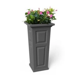 Best Pirce ๐ Nantucket Tall Planter Graphite Gray - Mayne โ