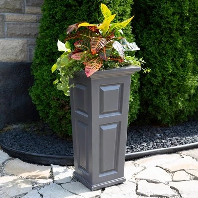 Best Pirce π Nantucket Tall Planter Graphite Gray - Mayne β 4 Best Pirce π Nantucket Tall Planter Graphite Gray - Mayne β - Image 2