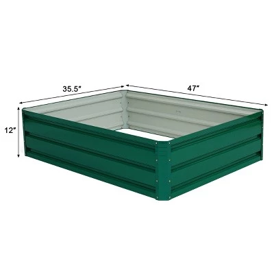 New ๐ Costway 47"x35.5" Patio Raised Garden Bed Vegetable Flower Plant Dark Green New ๐ฅ 3 New ๐ Costway 47"x35.5" Patio Raised Garden Bed Vegetable Flower Plant Dark Green New ๐ฅ