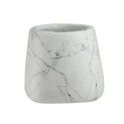 Best Sale 👏 Allstate Floral 5.75” Marbled Indoor and Outdoor Pot Planter - White/Black 😉