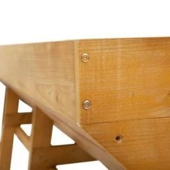 Cheapest 🥰 Outsunny 70'' Wooden Raised Garden Bed with Funnel Design High Weight Capacity Planter Box with Non-Woven Fabric Large Growing Space Natural 🎉 -Planters Sales Store unnamed file 5689