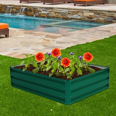 New ๐ Costway 47"x35.5" Patio Raised Garden Bed Vegetable Flower Plant Dark Green New ๐ฅ 7 New ๐ Costway 47"x35.5" Patio Raised Garden Bed Vegetable Flower Plant Dark Green New ๐ฅ - Image 5