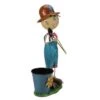 Best deal 😍 Northlight 20" Bow Tied Boy with Shovel Spring Outdoor Garden Planter - Blue/Pink 👍 -Planters Sales Store unnamed file 5699