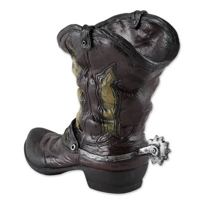 Flash Sale 😉 Zingz & Thingz 6.1" Indoor/Outdoor Polyresin Spurred Cowboy Boot Planter - Zings & Thingz ❤️ 5 Flash Sale 😉 Zingz & Thingz 6.1" Indoor/Outdoor Polyresin Spurred Cowboy Boot Planter - Zings & Thingz ❤️ - Image 3