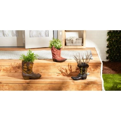 Flash Sale 😉 Zingz & Thingz 6.1" Indoor/Outdoor Polyresin Spurred Cowboy Boot Planter - Zings & Thingz ❤️ 14 Flash Sale 😉 Zingz & Thingz 6.1" Indoor/Outdoor Polyresin Spurred Cowboy Boot Planter - Zings & Thingz ❤️ - Image 12