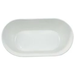 Best Sale 💯 White Enamel Metal Bathtub Planter with Wood Bead Feet - Foreside Home & Garden ✨ -Planters Sales Store unnamed file 5762