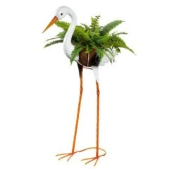 Coupon 🔔 Evergreen Metal Heron Garden Planter with Cocoliner- 22 x 35 Inches Garden and Yard Decor 🧨 -Planters Sales Store unnamed file 5798