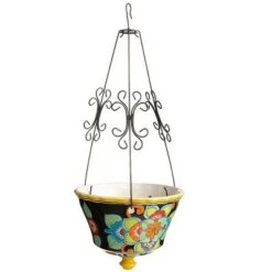 Budget 🤩 Plow & Hearth - Authentic Mexican Talavera Hanging Planter 😉 -Planters Sales Store unnamed file 5817