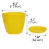 Best reviews of ✨ Unique Bargains Home Garden Plastic Petal Shaped Plant Planter Holder Flower Planters 🥰 -Planters Sales Store unnamed file 5819