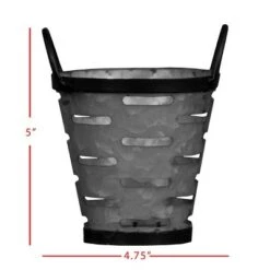 Best Sale 🌟 Olive Bucket Galvanized Metal Planter - Foreside Home & Garden 🔔 -Planters Sales Store unnamed file 5827