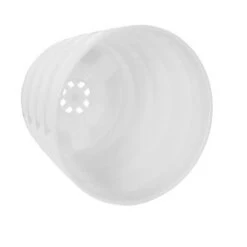 Brand new 👏 Unique Bargains Home Balcony Office Plastic Round Flower Holder Plant Planters White 19cm Dia 1 Pc 🤩 -Planters Sales Store unnamed file 5833