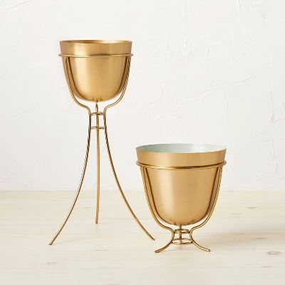 Best Sale β¨ Opalhouse Designed With Jungalow Tall Brass Footed Planter - Opalhouse™ designed with Jungalow™ 𧨠5 Best Sale β¨ Opalhouse Designed With Jungalow Tall Brass Footed Planter - Opalhouse™ designed with Jungalow™ 𧨠- Image 3