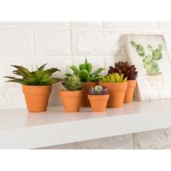 Best reviews of โค๏ธ Juvale 9 Pack Terra Cotta Clay Pots, Small Plant Pots, Planters for Succulents & Cactus, 3.5 x 3.5 x 3.6 in โ๏ธ